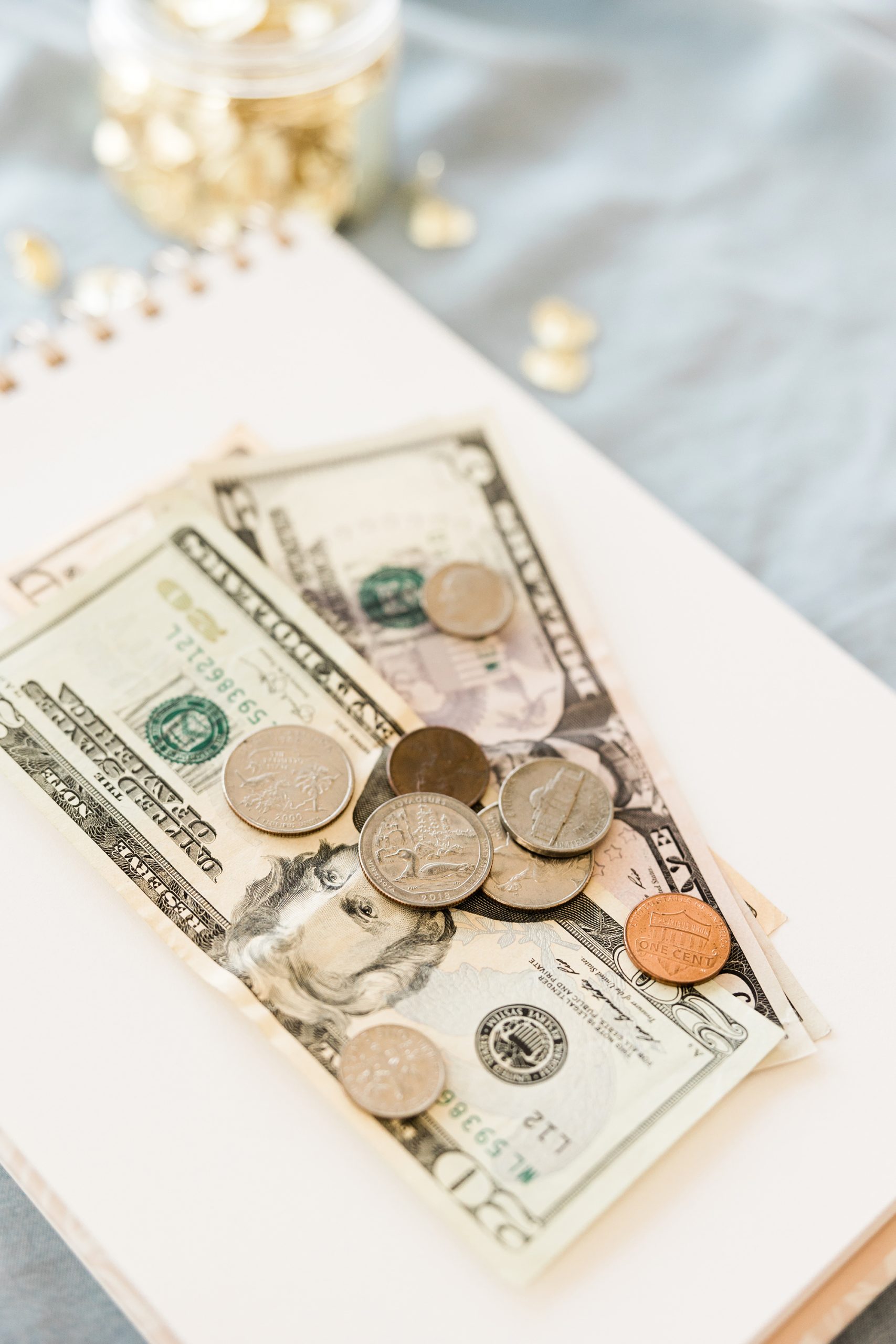 Stock photo representing trauma-informed money coaching with Melissa Runacres, integrating practical tools like budgeting with nervous system regulation and spiritual practices such as affirmations and meditation.